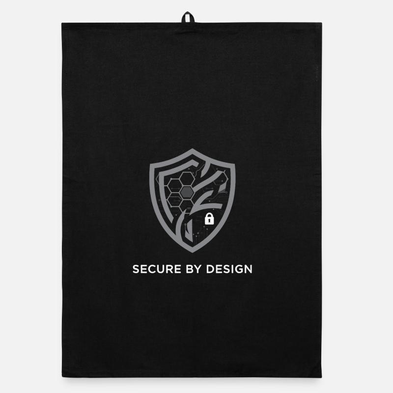 Logo Secure by Design Organic Geschirrtuch