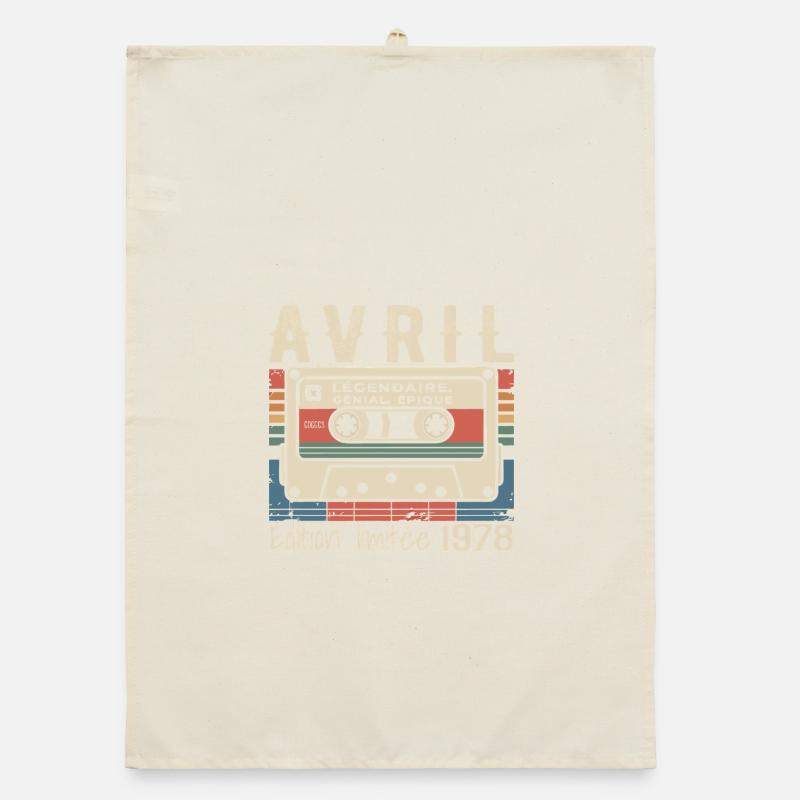 April 1978 Organic Geschirrtuch