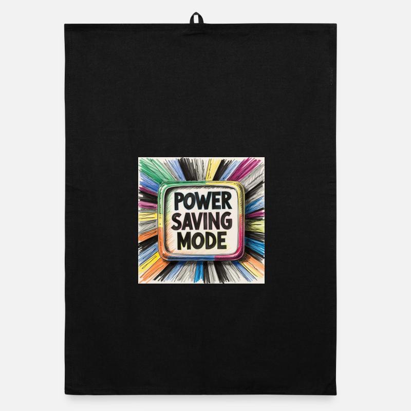 Power Saving Mode Organic dish towel