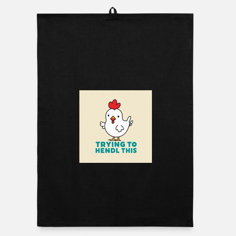 Poulet « Essayer de faire ça » Torchon bio