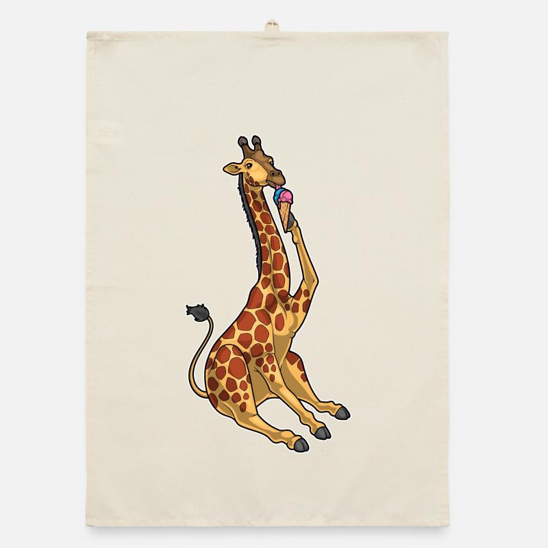 Glace gaufre girafe Torchon bio