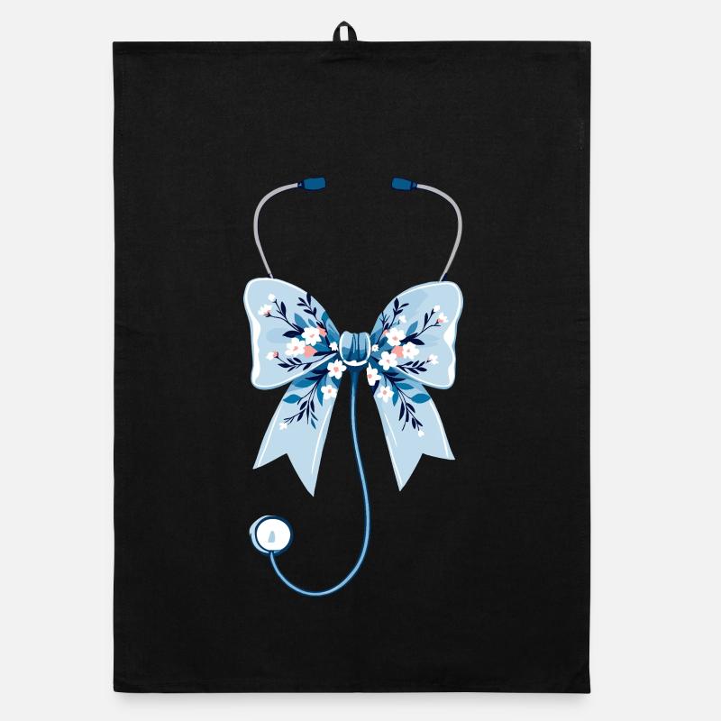 Nurse, Stethoscope, Loop Organic dish towel