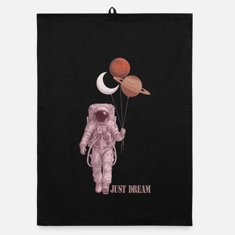 astronaut Organic dish towel