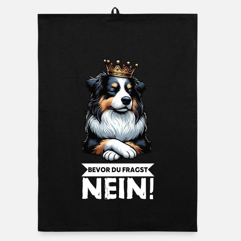 Before you ask: Australian Shepherd Aussie Aussie Organic dish towel
