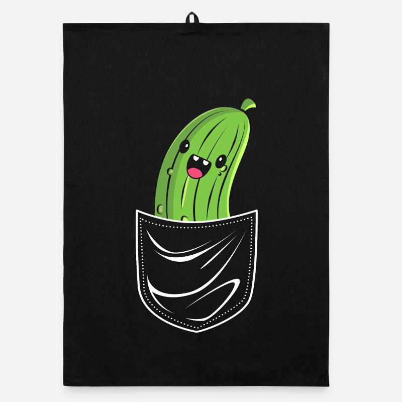 Cucumber Cucumber Pickle Organic dish towel