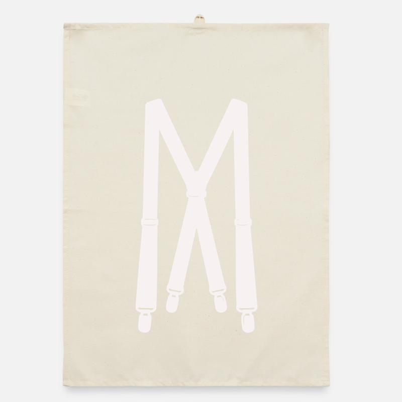 Illustration des bretelles blanches Torchon bio