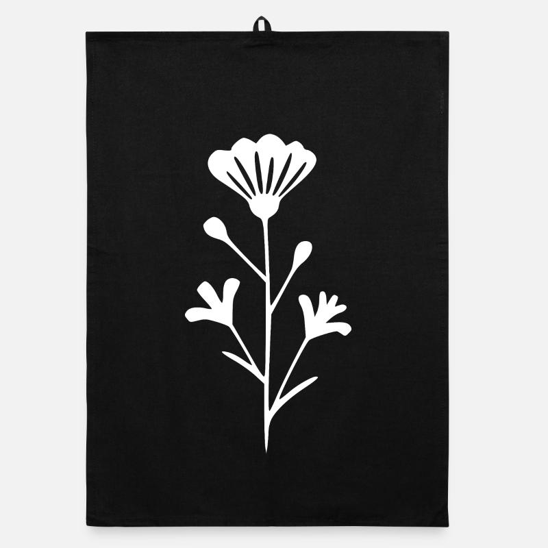 Fleurs Fleurs Fleur Fleurs Herbes Herbes Torchon bio