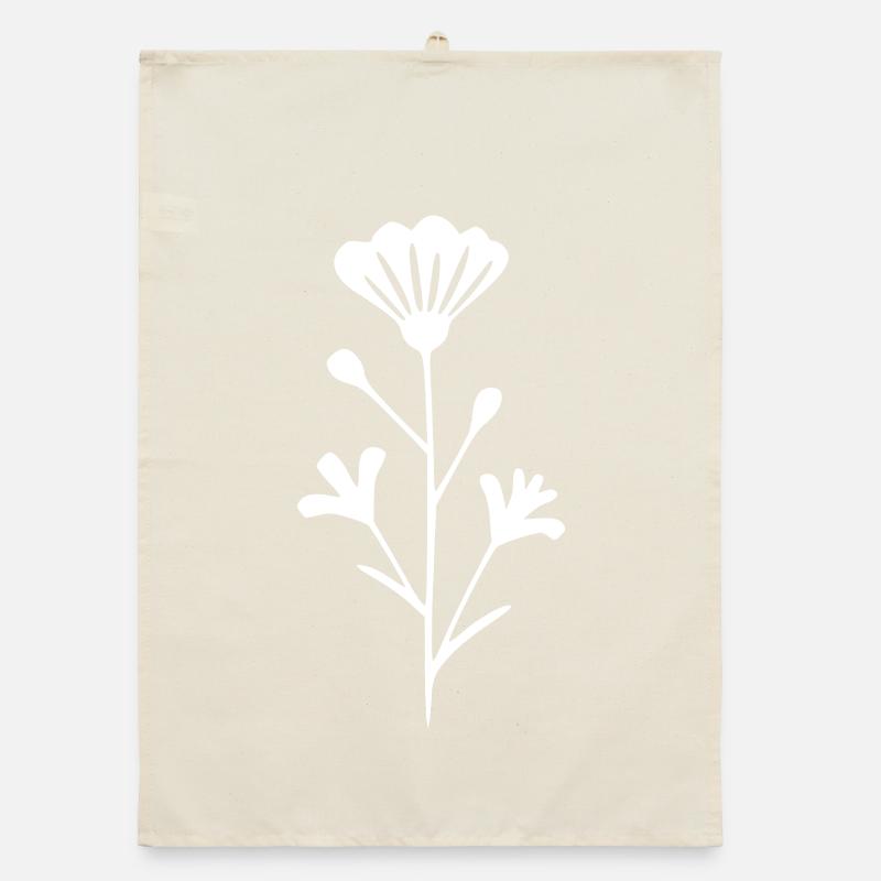 Fleurs Fleurs Fleur Fleurs Herbes Herbes Torchon bio