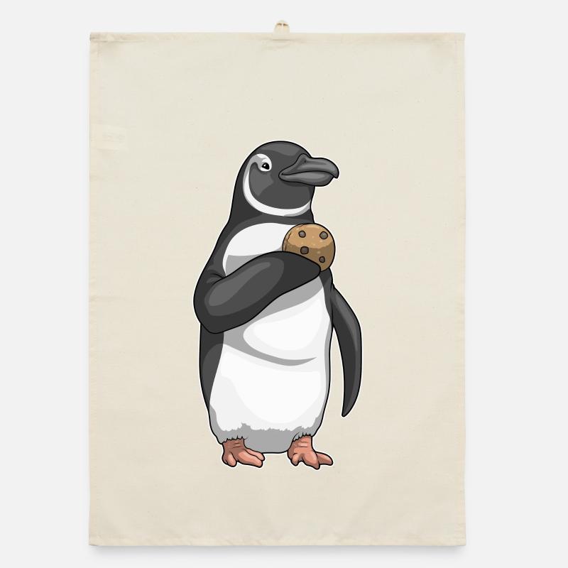 Penguin Cookie Organic dish towel