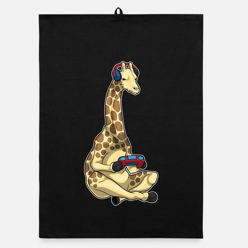 Manette Giraffe Gamer Torchon bio