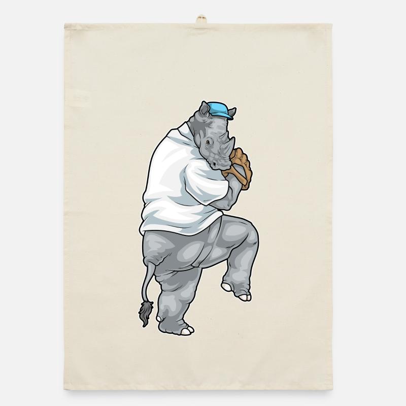 Rhino Baseball Gant de baseball Torchon bio