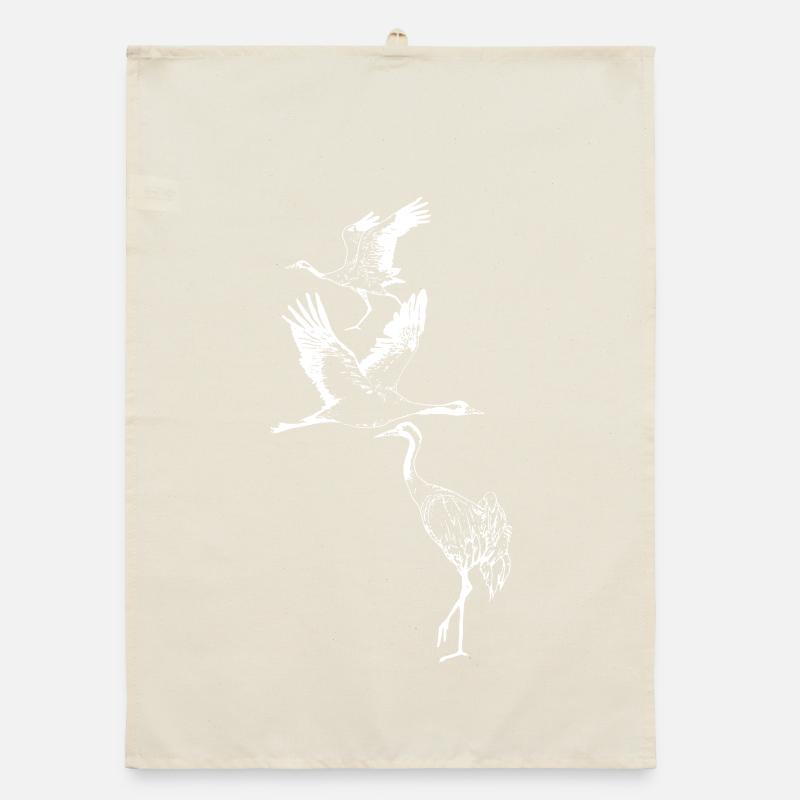 CRANES Organic dish towel
