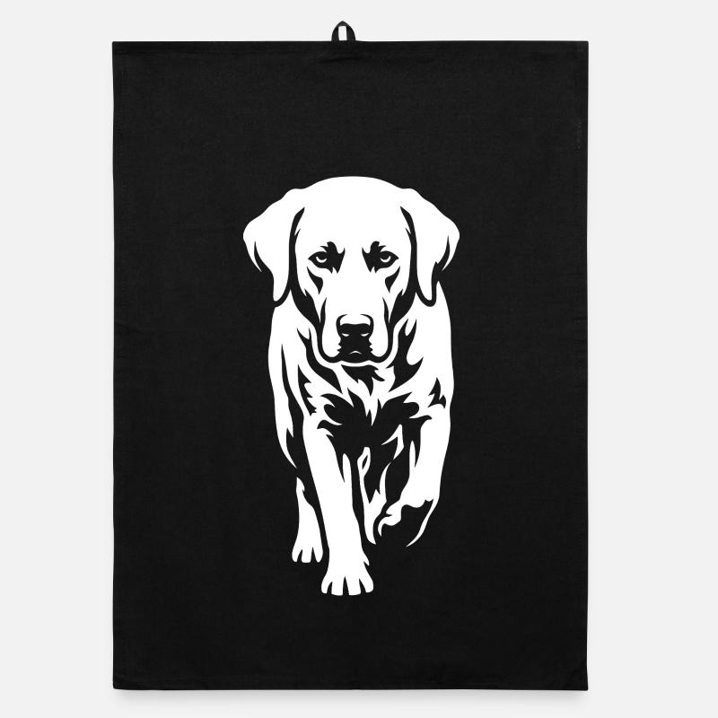 Labrador – Élégance intemporelle Torchon bio