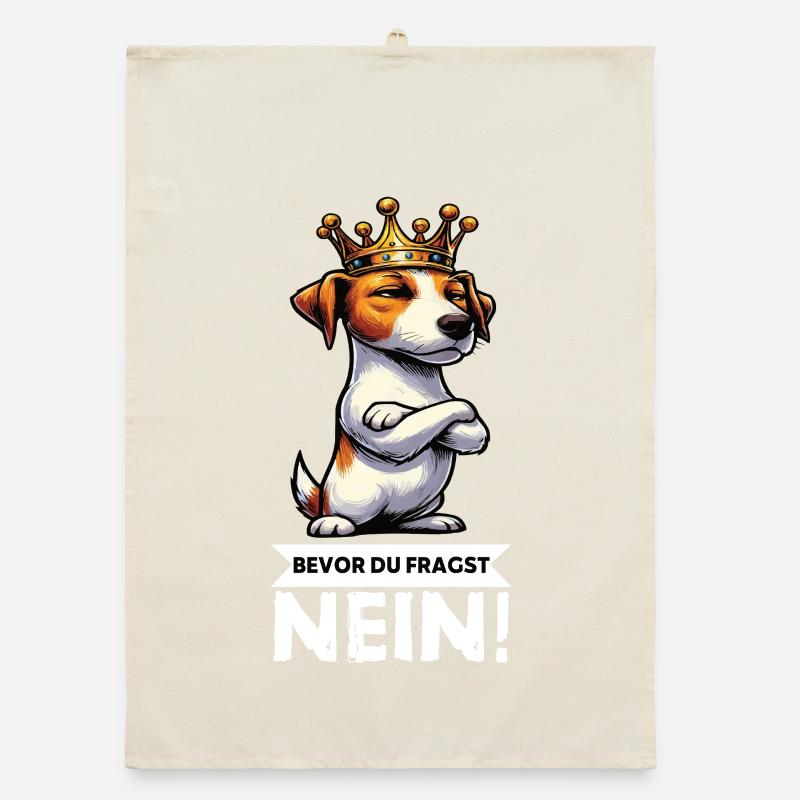 Before You Ask Jack Russel Terrier Jackie Terrier Organic dish towel