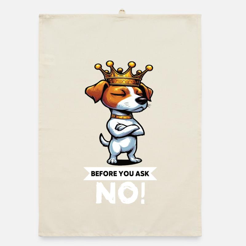 Before You Ask Jack Russel terrier Jack russel dog Organic dish towel