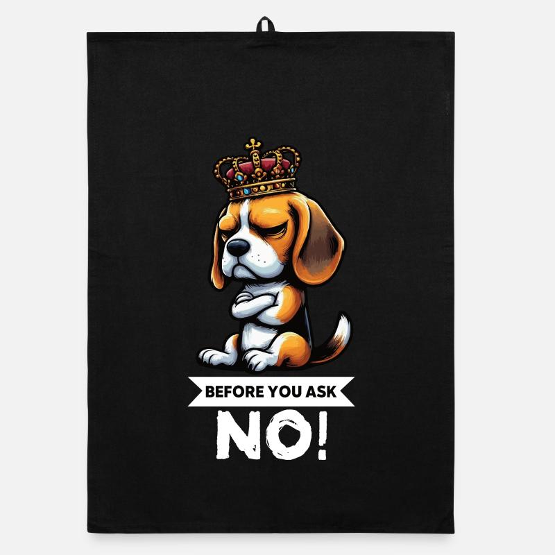 Before You Ask Beagle Beagle Owner Beagle Holder Organic dish towel