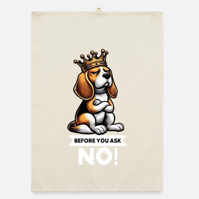 Before You Ask Beagle Beagle Owner Beagle Holder Organic dish towel