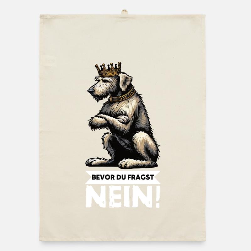 Before you ask No Irish Wolfhound Wolfhound Organic dish towel