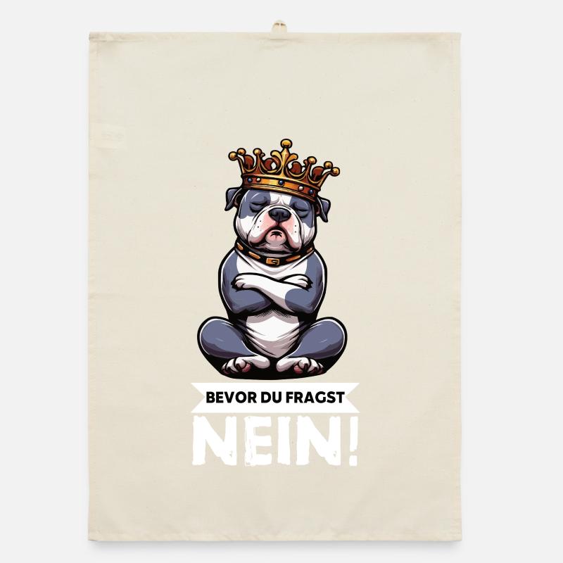 Bevor Du Fragst Nein American Bully Bully Pit Organic Geschirrtuch