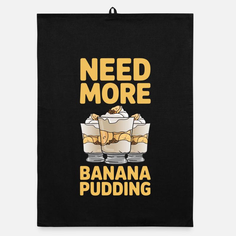 Bananenpudding Bananen Pudding Geschenke Organic Geschirrtuch