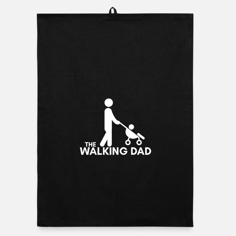Le cadeau de la poussette Walking Dad Dad Torchon bio