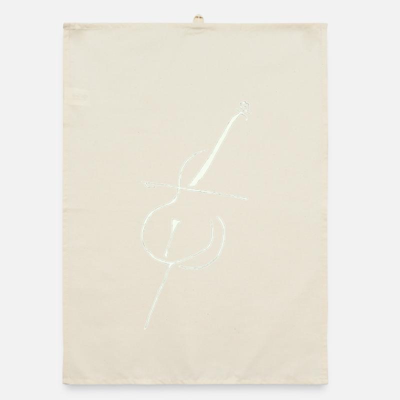 Pure cello white Organic dish towel