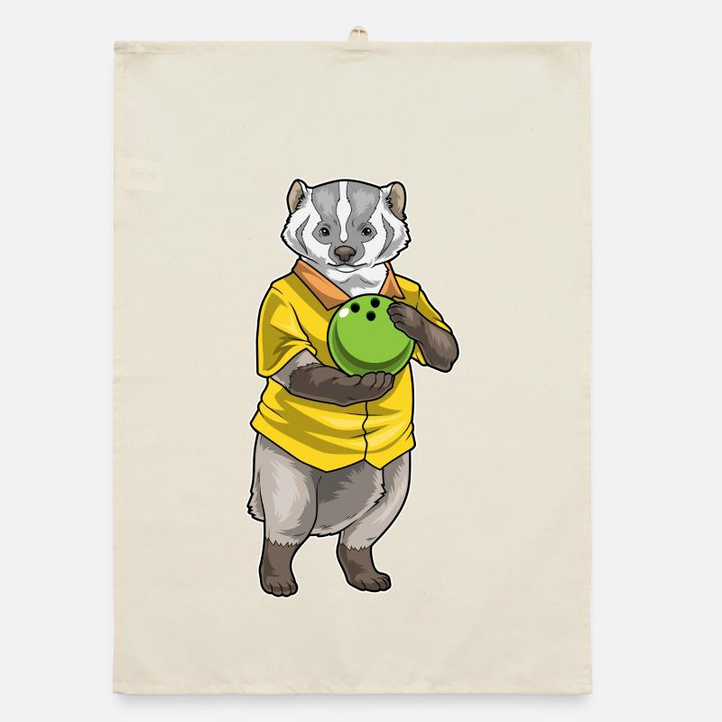 Badger Bowling Boule de bowling Torchon bio