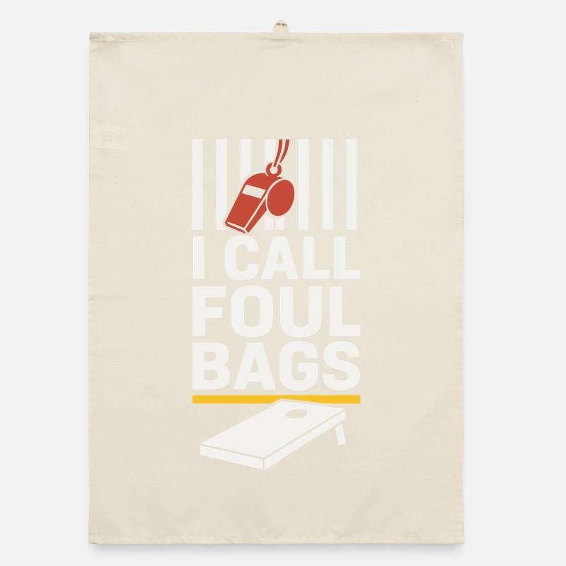 Cornhole Refere Official Referee Organic dish towel