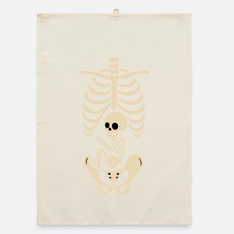 Maternity skeleton Organic dish towel