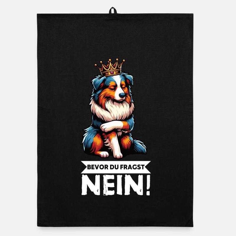 Before you ask: Australian Shepherd Aussie Aussie Organic dish towel