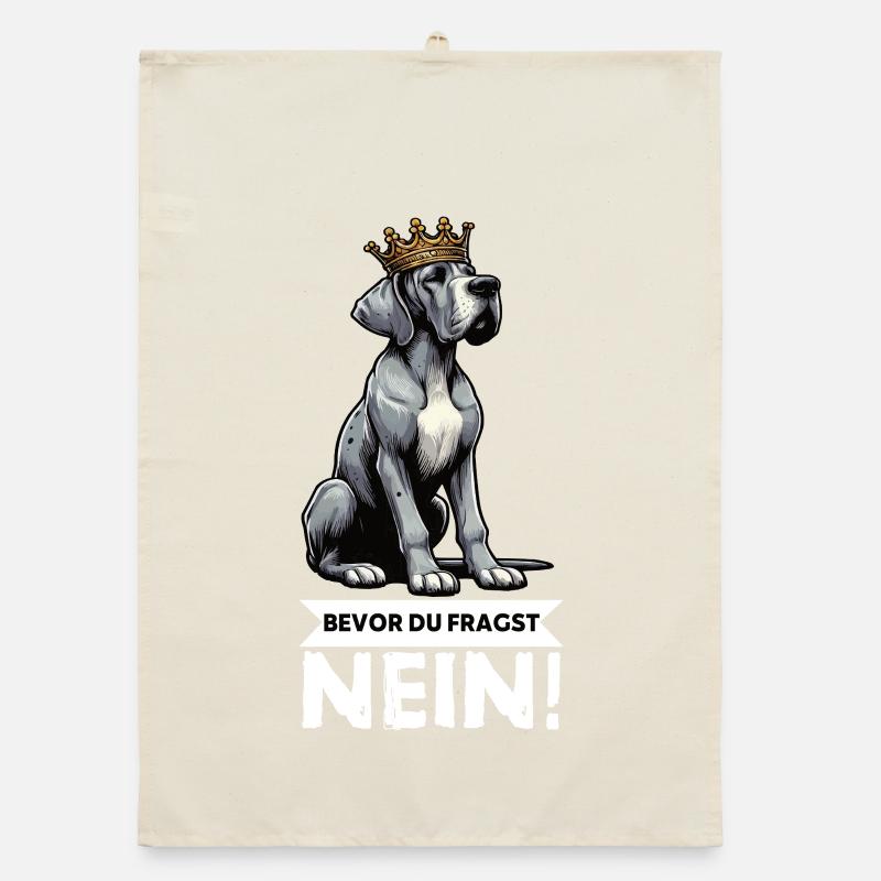 Avant que vous ne demandiez à la propriétaire de Dogue Allemand Torchon bio