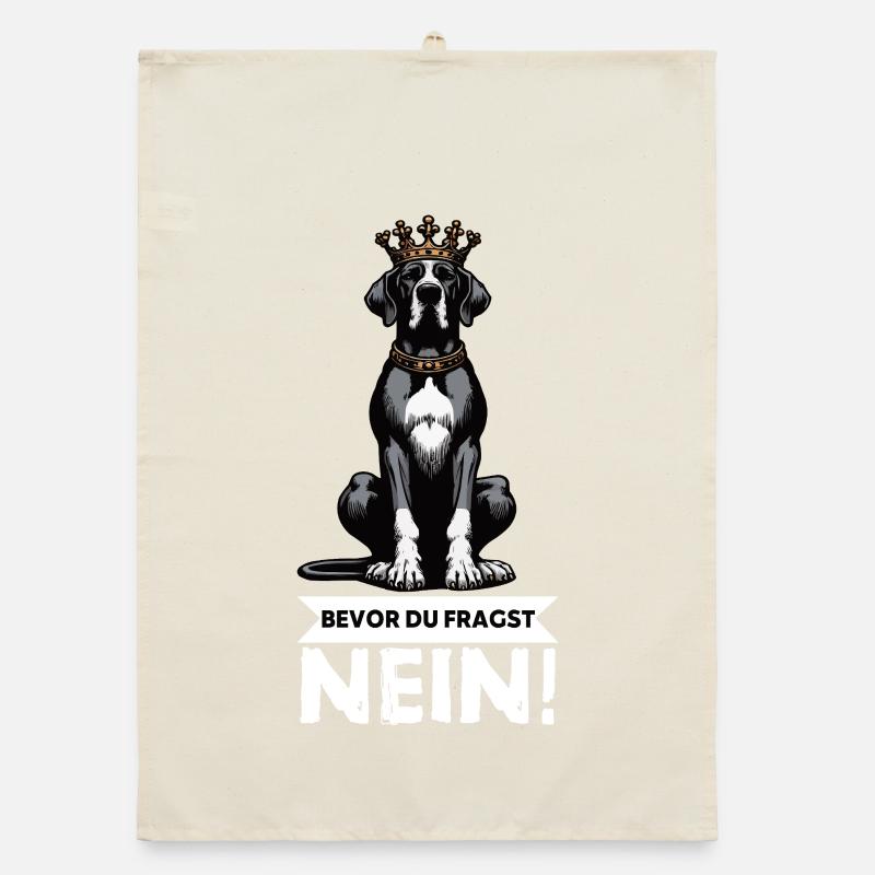 Avant que vous ne demandiez à la propriétaire de Dogue Allemand Torchon bio