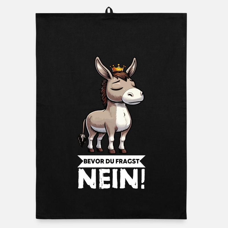 Before you ask No Donkey Donkey Donkey Donkey Holder Organic dish towel