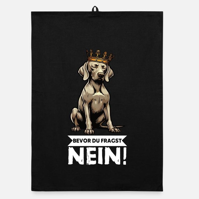 Avant que vous ne demandiez : pas de propriétaire de Weimaraner Weimaraner Torchon bio