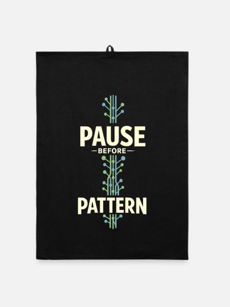 Somatic Healing Somatic Therapy - Organic dish towel - black - Front