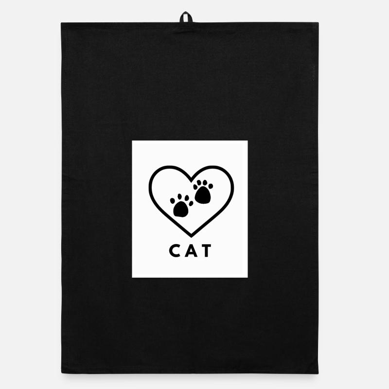 Amour des chats Torchon bio