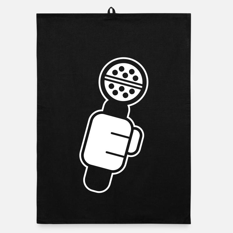 Vérification du microphone Hip-Hop Design | Rap Mic DJ Torchon bio