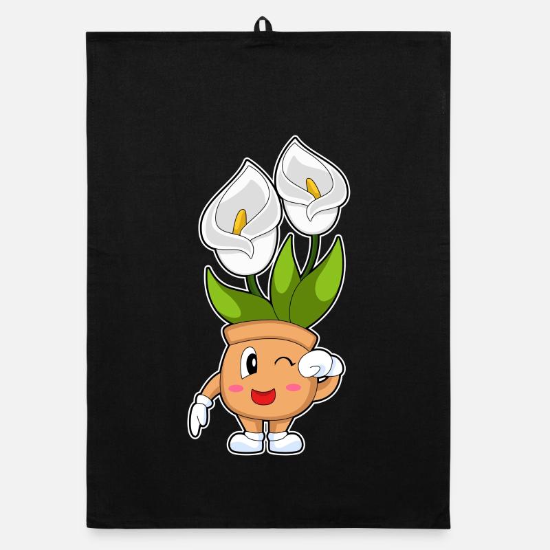 Pot de fleurs Calla-Lily Fleurs Torchon bio