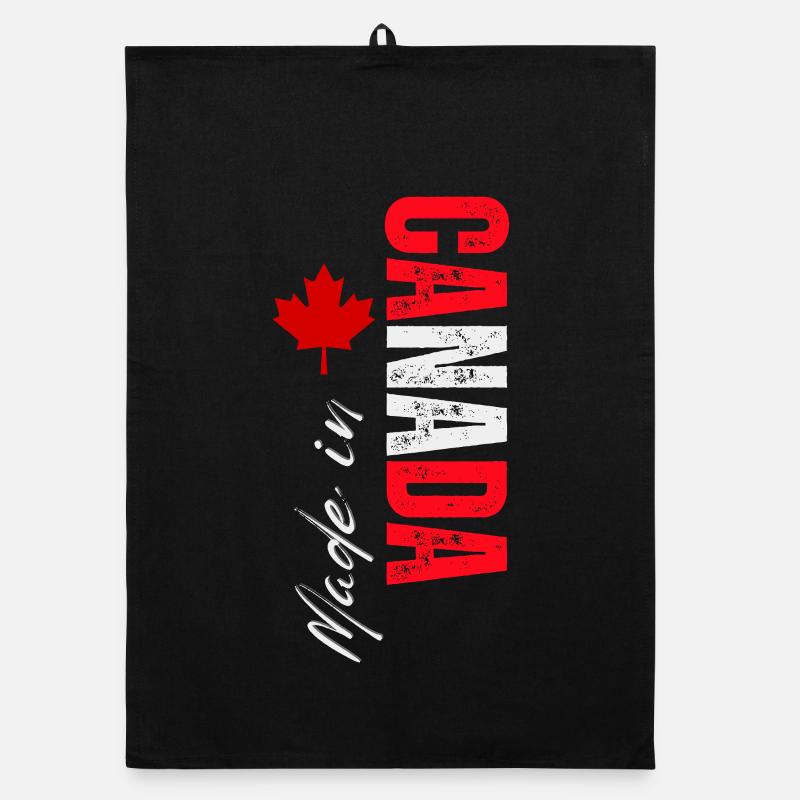 Made in Canada, vertical design Organic dish towel