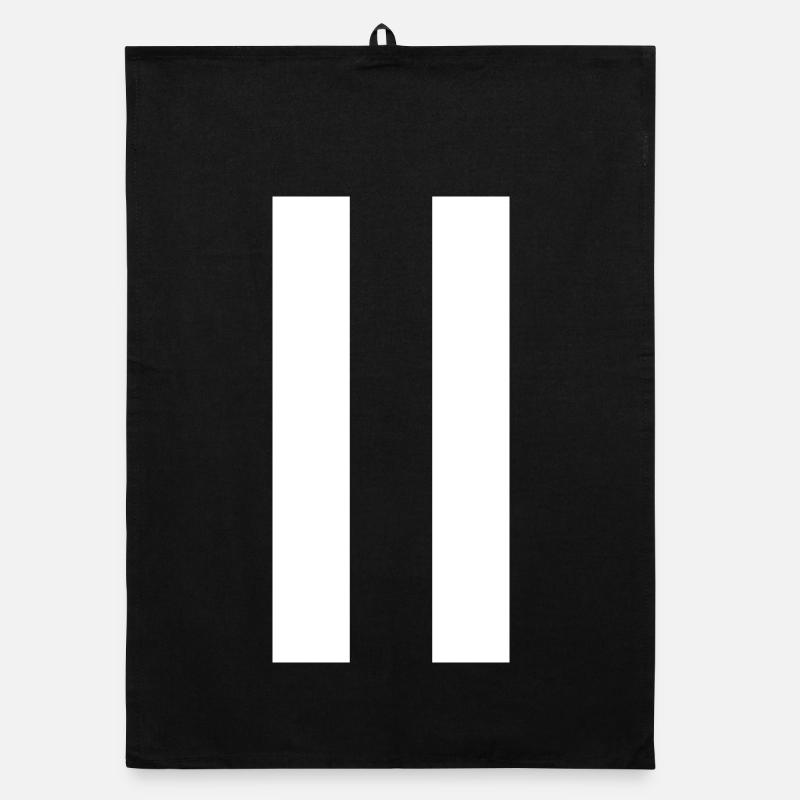 Panneau pause – design minimaliste moderne Torchon bio