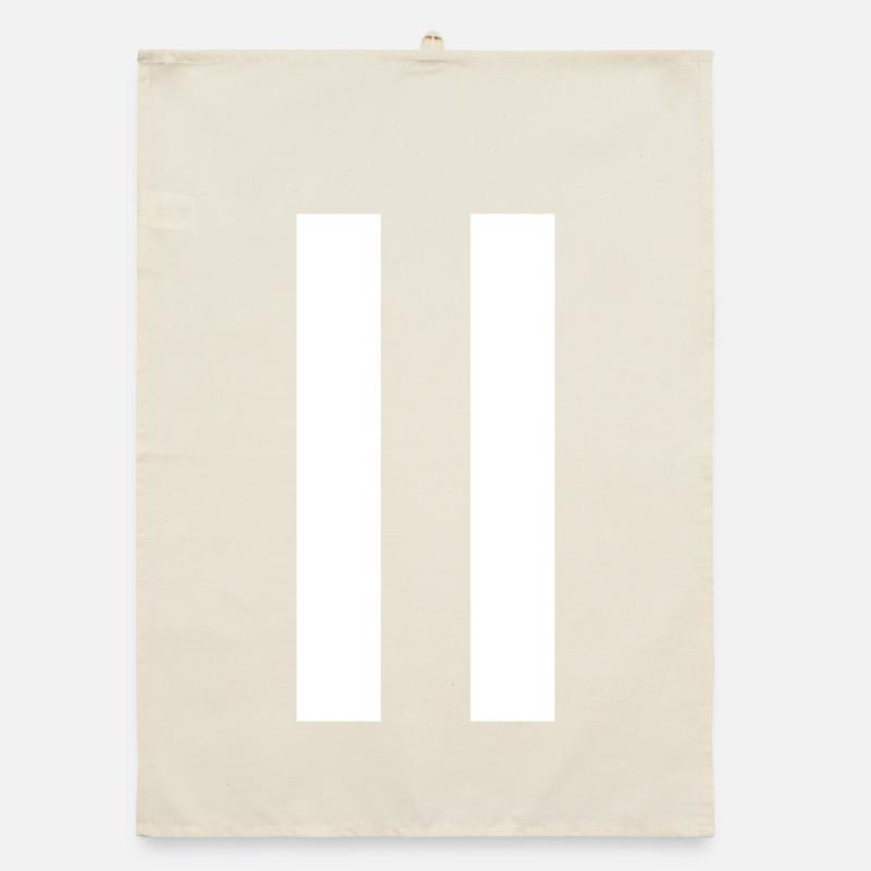 Panneau pause – design minimaliste moderne Torchon bio