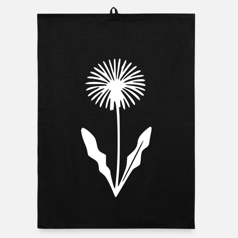  Blume Pusteblume Blumen Blüte Wildblumen Kräuter Organic Geschirrtuch