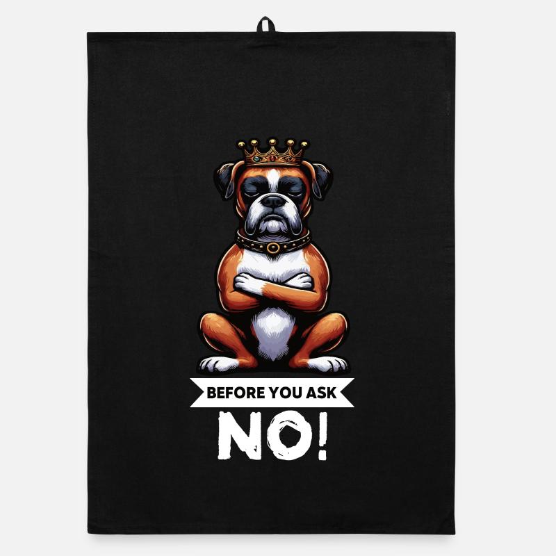 Avant de demander à Boxer Propriétaire de boxer Boxer Amateurs de boxeurs Torchon bio