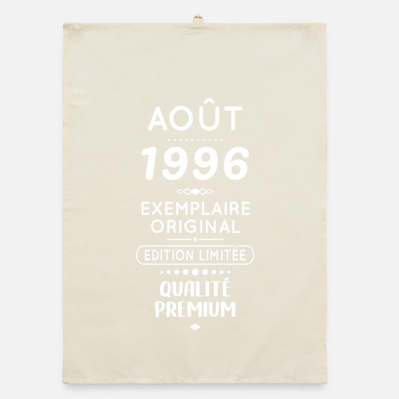 Anniversaire 30 ans - Août 1996 Original Torchon bio