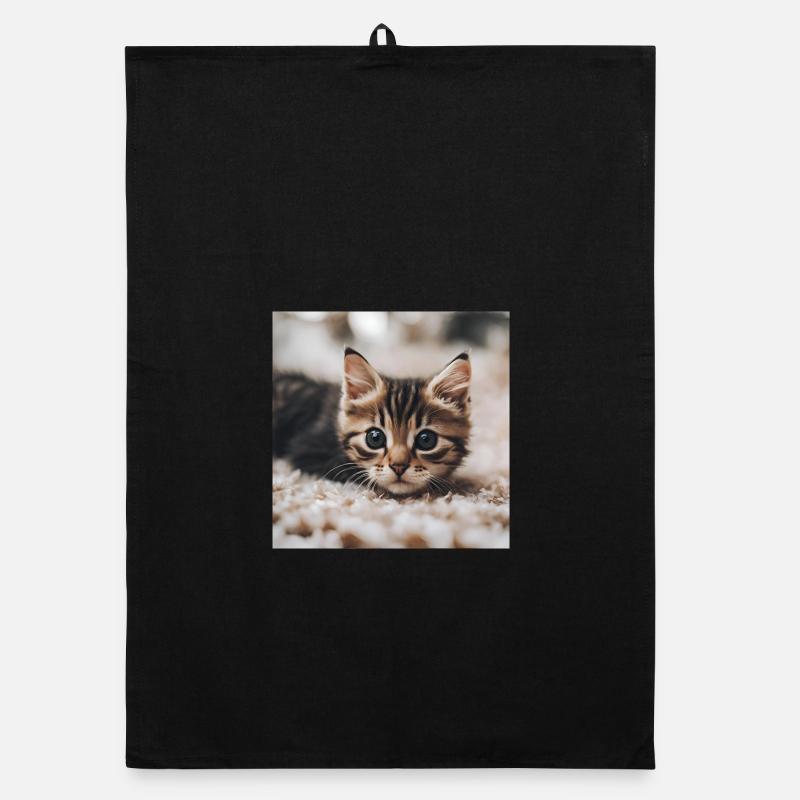 Cat Organic dish towel