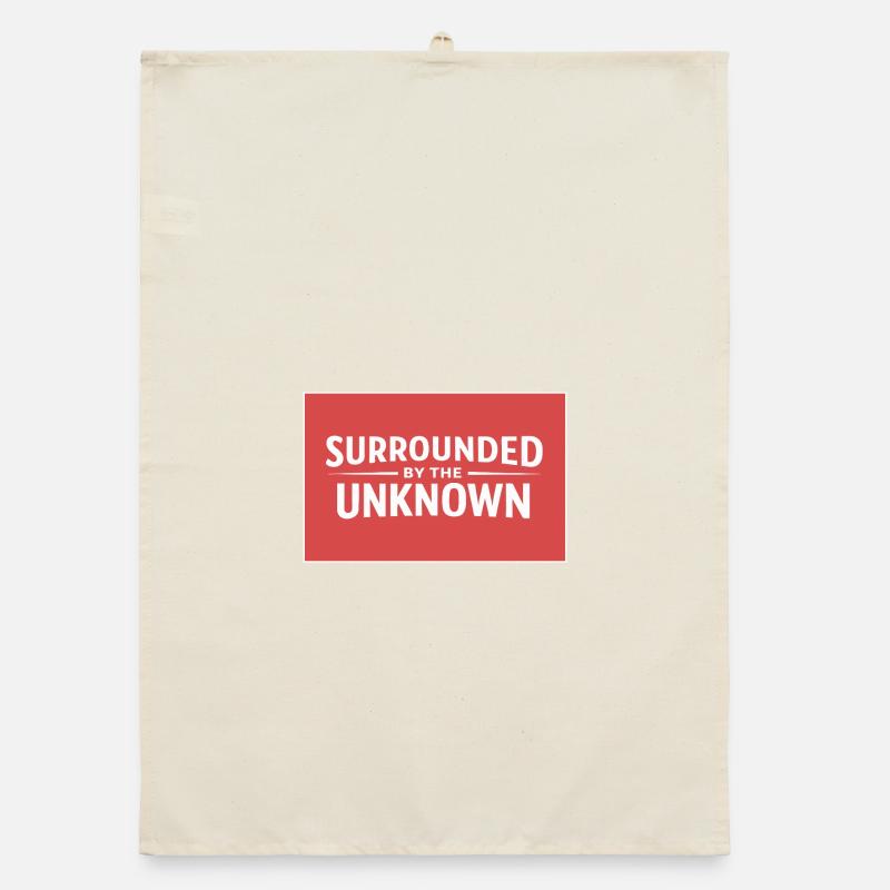 Sourrounded by the unknown Organic Geschirrtuch