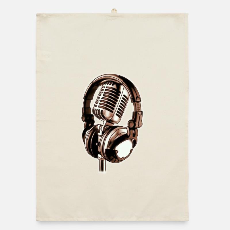 Microphone et écouteurs Torchon bio