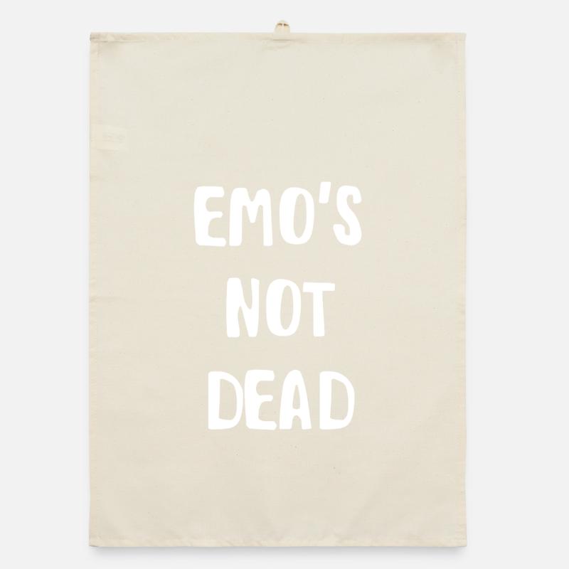 Emo nicht tot Organic Geschirrtuch