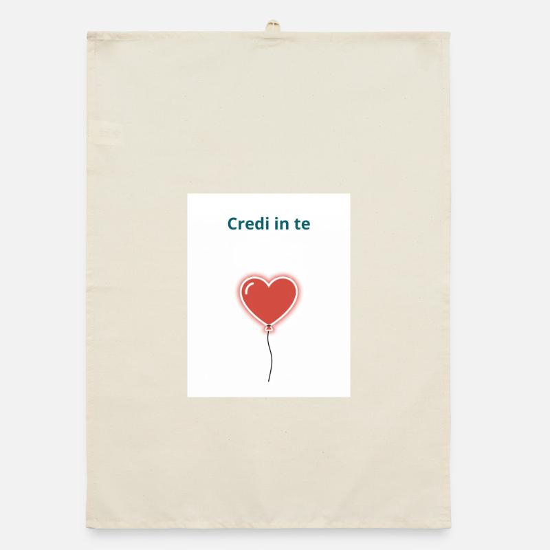 Glaube an dich selbst Organic Geschirrtuch