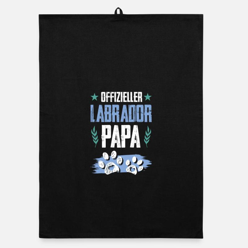 labrador hunde papa Organic Geschirrtuch